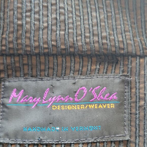 Mary Lynn O'Shea Women’s Handmade Jacquard Jacket (Size: Large) - Picture 3 of 14